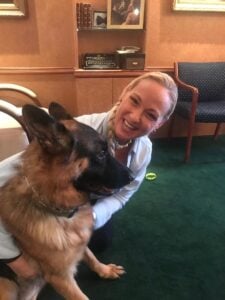 Photo of Honorary Canine and Firm-owned German Shepherd Enforcer